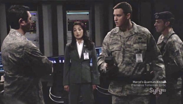 Brian McCaig on Stargate Universe - Image courtesy Syfy