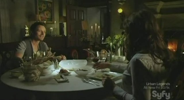 Sanctuary S3x15 - Henry and Magnus at dinner