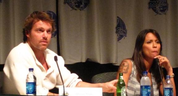 Michael Shanks and lexa doig at Dragon*Con 2010!