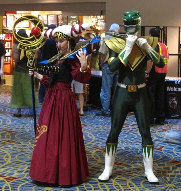 Rita Repulsa and the Green Ranger at Dragon*Con!