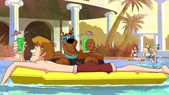 Scooby-Doo - The Secret Serum pool side