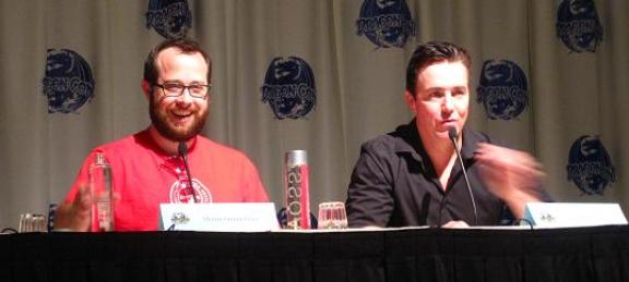 Funny Martin Gero & Paul McGillion at Dragon*Con 2010!