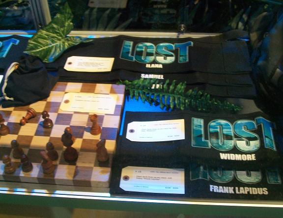 LOST Auction chess and other artifacts!