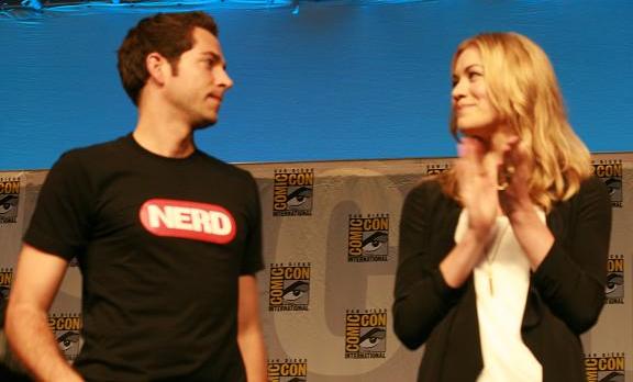 Comic-Con 2010 Chuck Panel - Zack & Yvonne!