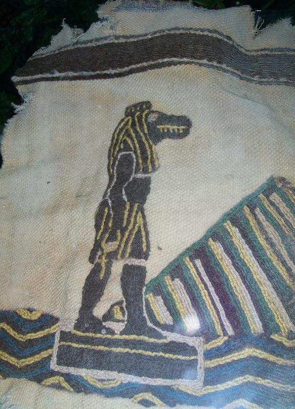 LOST Auction Egyption Tapestry fragment