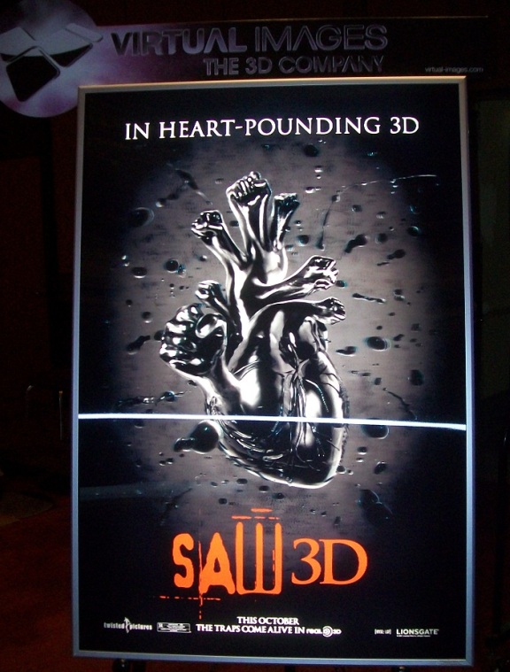 Saw 3D to rip the world!