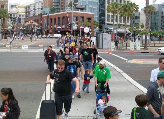 ComicCo 2010 Outside on the way from Hard Rock