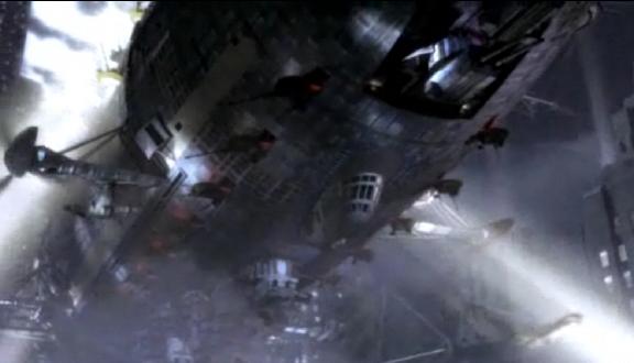 2010 Caprica - Dirigible Attack New Cap City