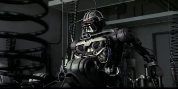 Frist Cylon Centurian - Click to visit Caprica on SyFy