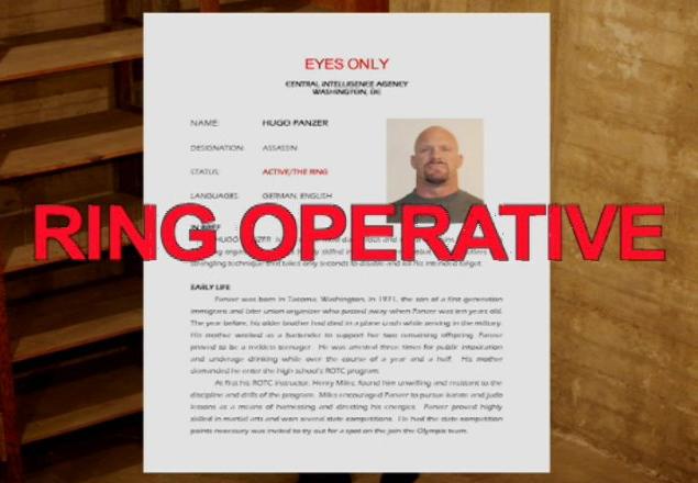 Ring Operative Stone Cold Steve Austin. Visit Chuck on NBC