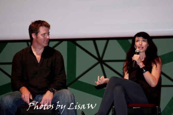 2010 - Hubcon - Ben Browder & Claudia Black courtesy PaganX Lisa