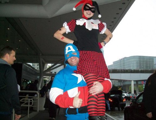 2010 WonderCon - Captain America and Jester