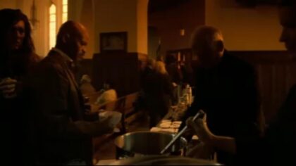 V Series S2x01 Seeking shelter in church from Red Rain