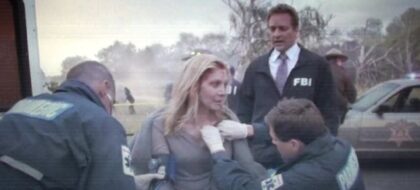 V Series S2x03 Laid Bare - Agent Evans at work