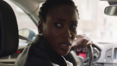 Treadstone S1x02 Tara runs for her life in an exciting car chase