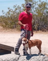 Cliff and his dog