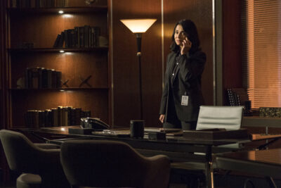 Debris S1x05 Finola calls Priya again to get some answers