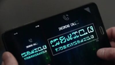 Debris S1x07 Encrypted cell calls from Maine to Anson Ash