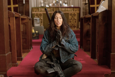 Van Helsing S5x07 Ivory says a prayer for our heroes