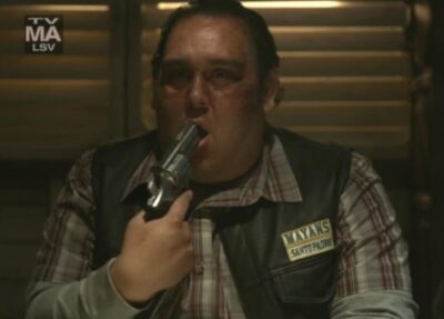 Mayans MC S3x10 Momo Steve the Prospect commits suicide