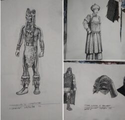 Stargate Drawings for Costumes