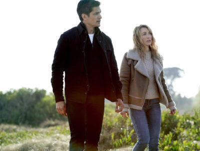 La Brea S1x06 Levi and Eve arrive in Santa Monica