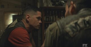 Mayans MC S4x02 EZ back at the club four months later