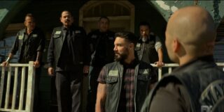 Mayans MC S4x03 Alvarez and the Mayans greet Canche