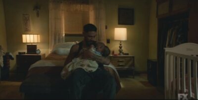 Mayans MC S4x08 Angel with his baby boy