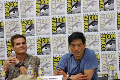 Casper Van Dien and Peter Sinkoda, Salvadge Marines panel SDCC 7/21/22