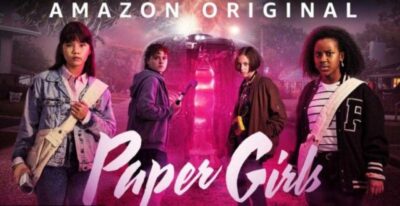 Paper Girls banner poster