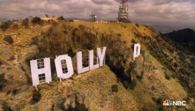 La Brea S2x01 Hollywood sign collapses in the wormhole