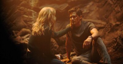 La Brea S2x02 Eve and Levi in The Cave crop