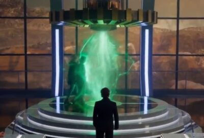 La Brea S2x06 Gavin Eve Sam and Izzy enter the Lazarus wormhole portal to 1988