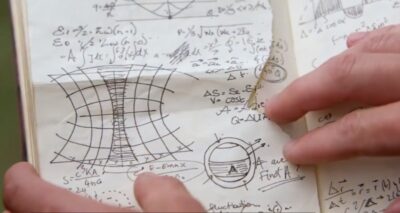 La Brea S2x10 Gavin has the missing page to the book with time travel equations