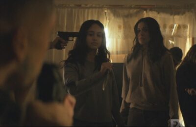 Mayans MC S5x03 Letty and Hope held at gunpoint
