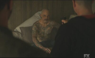 Mayans MC S5x06 Happy Lowman in his last moments alive