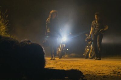 Mayans S5x07 Letty found on the side of the road by the Broken Saints