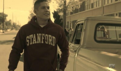 Mayans MC JD Pardo as Ez Reyes hoping for Stanford