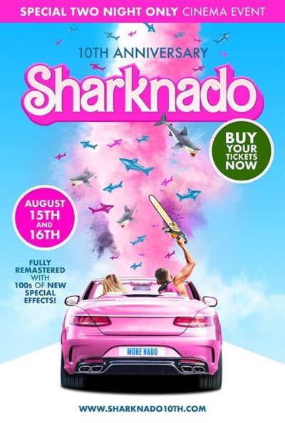 Sharknado 10th Anniversary Barbie poster