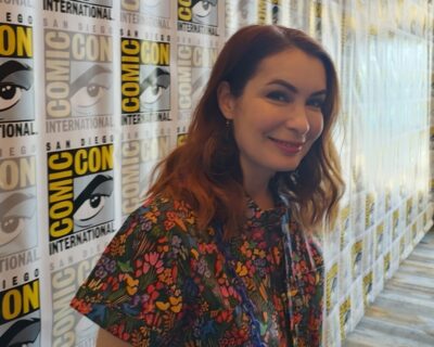 2024-07-25 Felicia Day in the Tim Travers and the Time Paradox Press Room