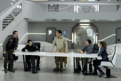 The Ark S2x09 Ian is called to the Command Crew to negotiate with Captain Avega