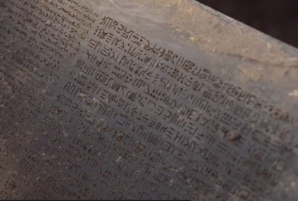 The Ark S2x12 Angus finds an ancient stone tablet