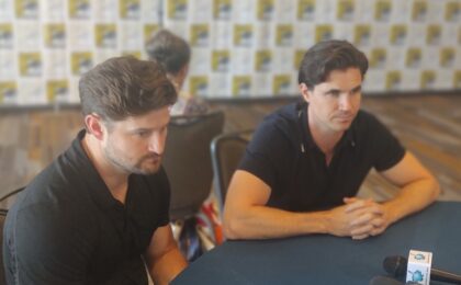 2025-07-25 Robbie Amell and Kevin Bigley Upload SDCC Press Room