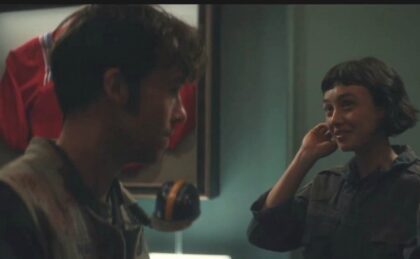 Alien Earth S1x03 Wendy with her brother Joe Hermit