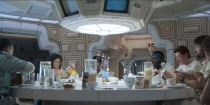 Alien Galley dinner scene
