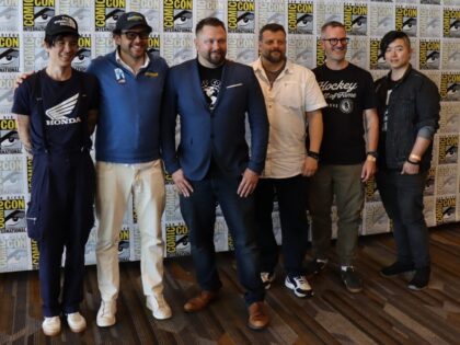 2025-07-26 OverPower team at SDCC 2025 Press Room
