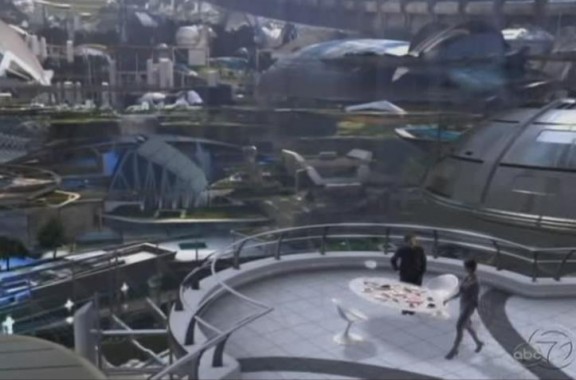 Anna and Chad on the observation deck