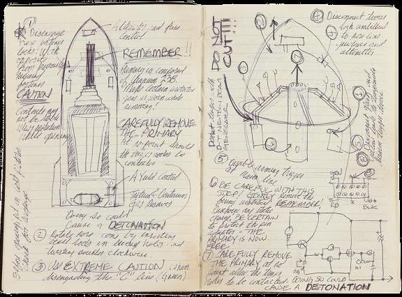 Faradays handwritten notes courtesy Profiles in History