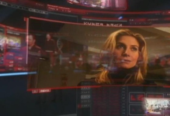 Erica on V camera
